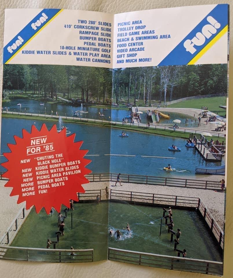 Pleasure Island Water Park - Flyer From Cat Markgraf Chabot